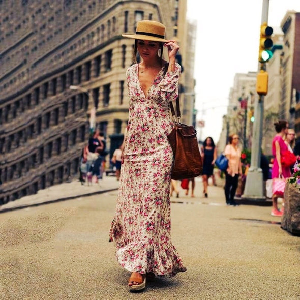 Swing bohemian dress