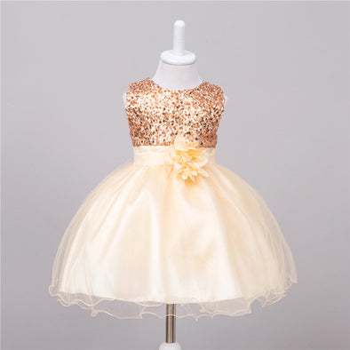 Baby Sequin Dress Flower